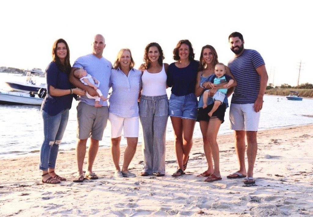 Rodina na pláži