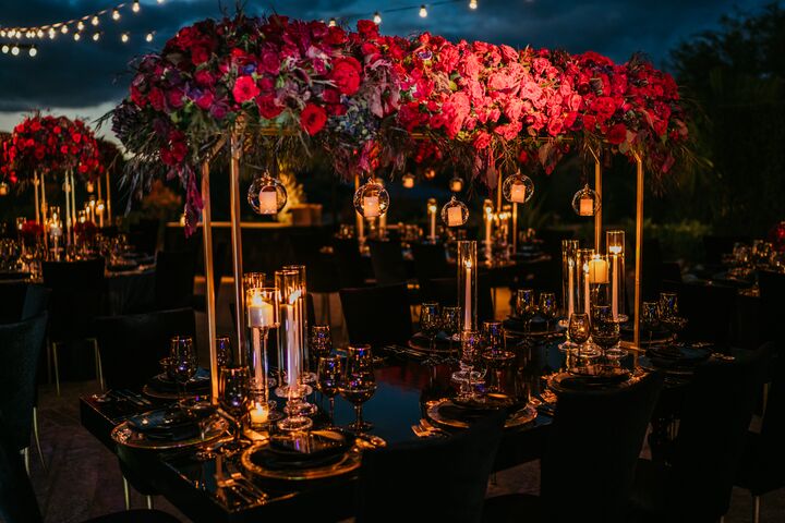 venue with flowers
